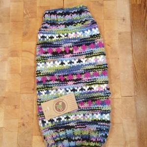 Chilly Dog Sweater Purple Woodstock Medium